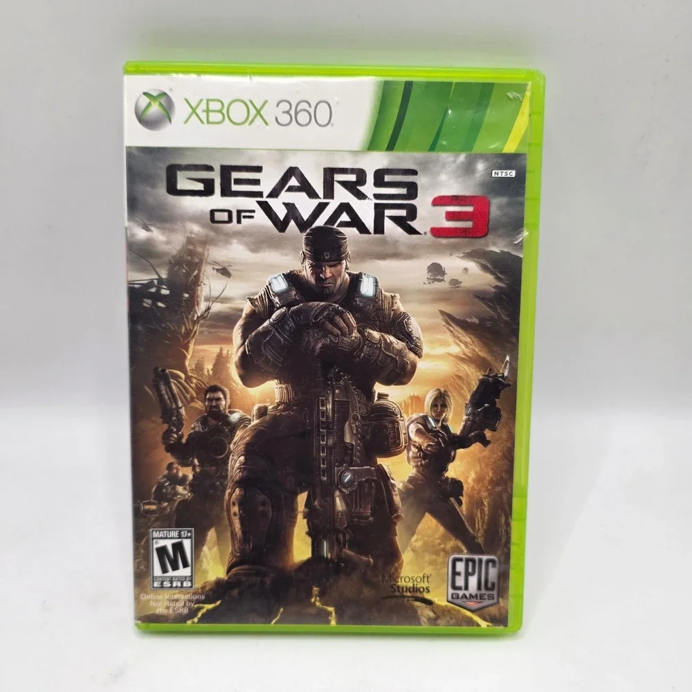 Microsoft Gears of War 3 Xbox 360 Epic Games Shooter Action Video Game